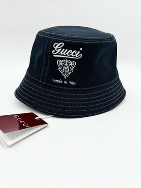 Gucci Printed Cotton Canvas Bucket Hat